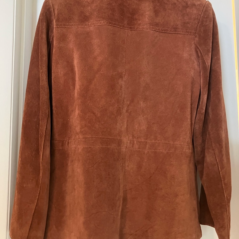 Vintage Rust Suede Women’s Blazer - Picture 2 of 8